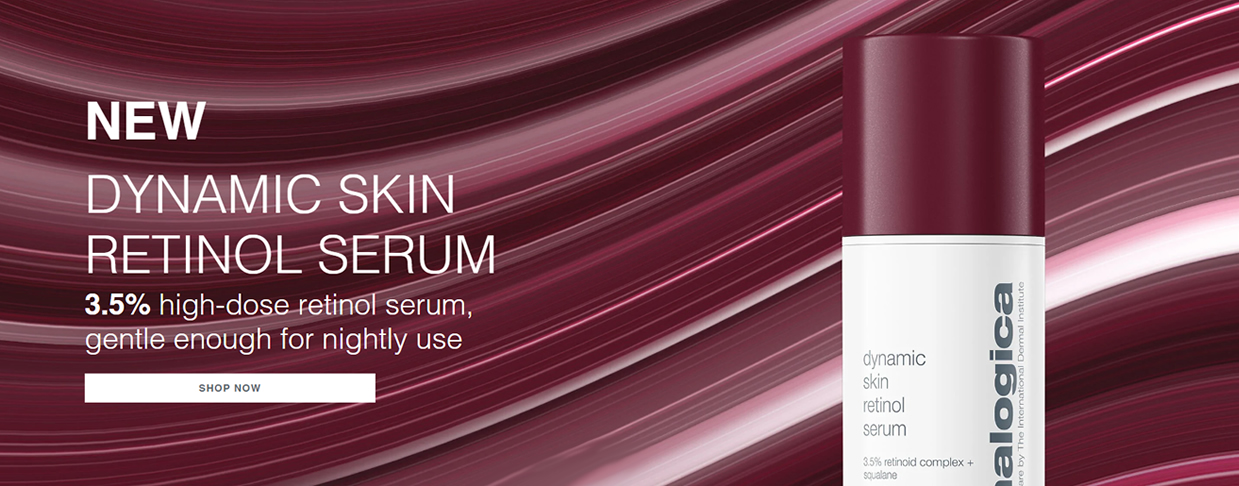 new! dynamic skin retinol serum - shop now